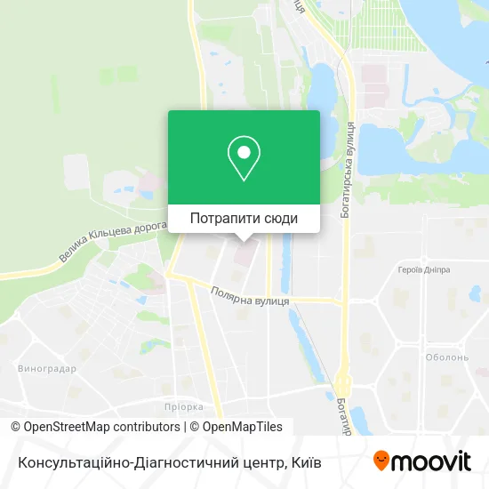 Карта Консультаційно-Діагностичний центр