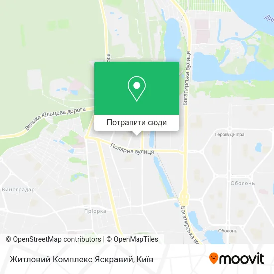 Карта Житловий Комплекс Яскравий