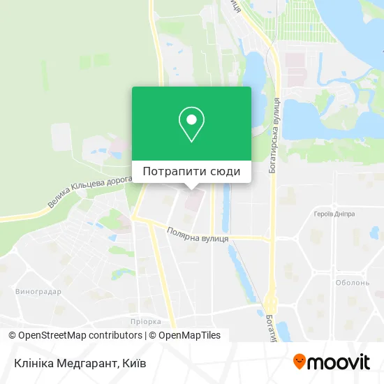 Карта Клініка Медгарант