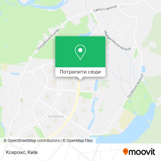 Карта Ксерокс