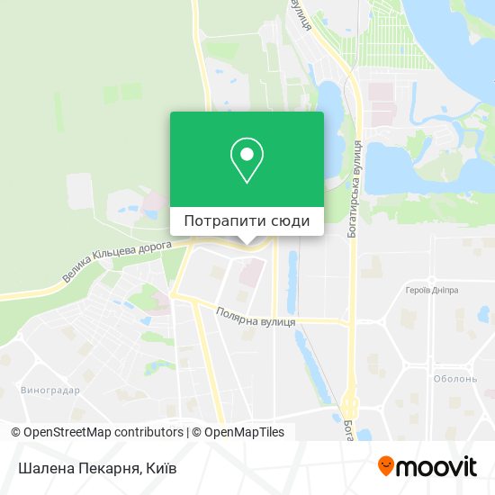 Карта Шалена Пекарня