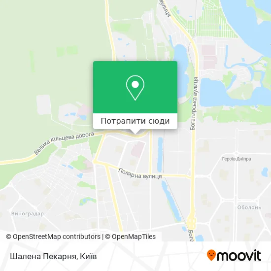 Карта Шалена Пекарня