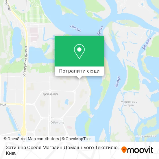 Карта Затишна Оселя Магазин Домашнього Текстилю