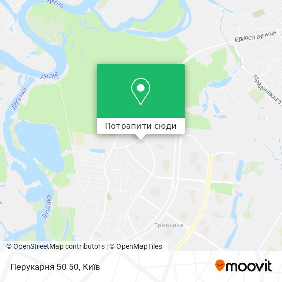 Карта Перукарня 50 50
