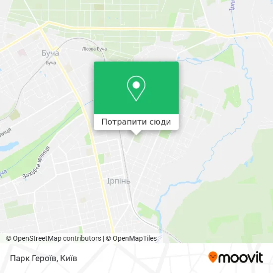 Карта Парк Героїв