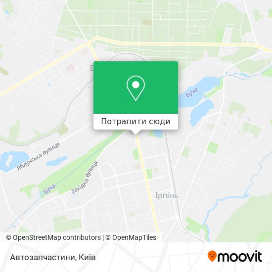 Карта Автозапчастини