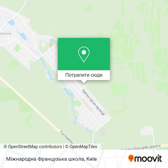 Карта Міжнародна Французька школа