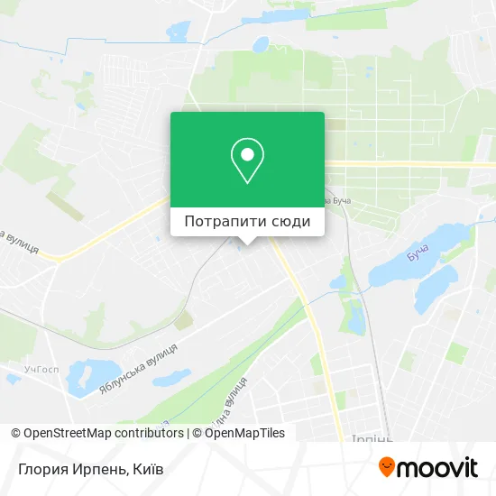 Карта Глория Ирпень