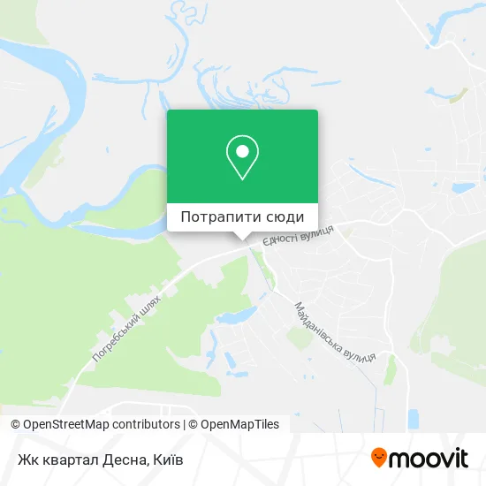 Карта Жк квартал Десна