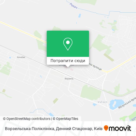 Карта Ворзельська Поліклініка, Денний Стаціонар