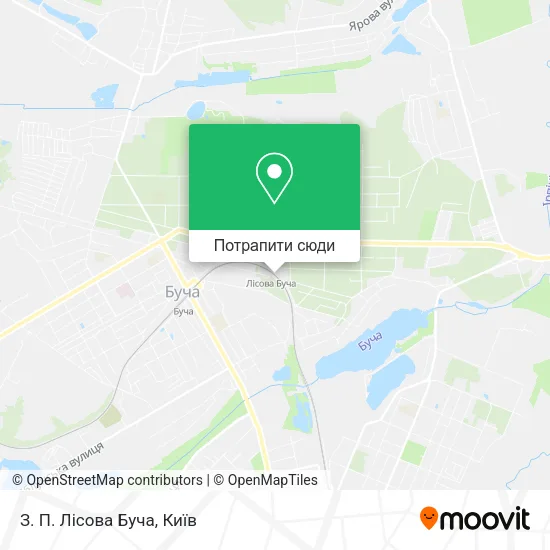 Карта З. П. Лісова Буча