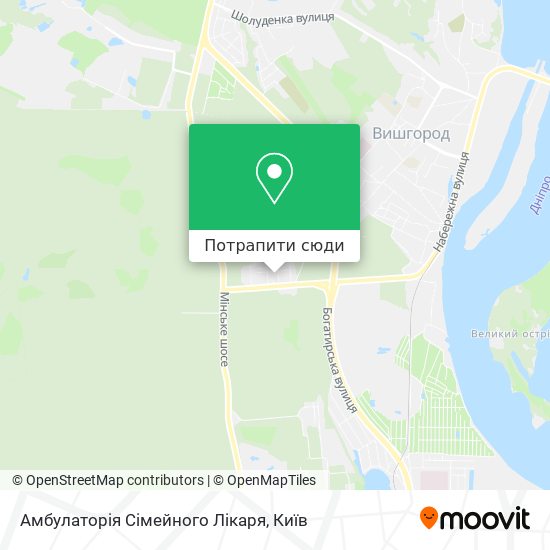 Карта Амбулаторія Сімейного Лікаря