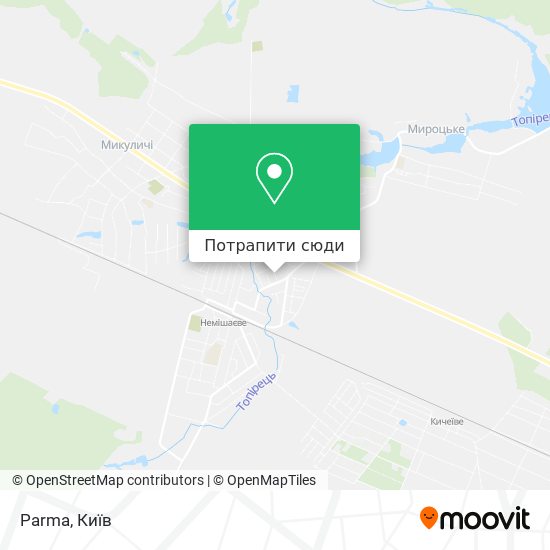 Карта Parma