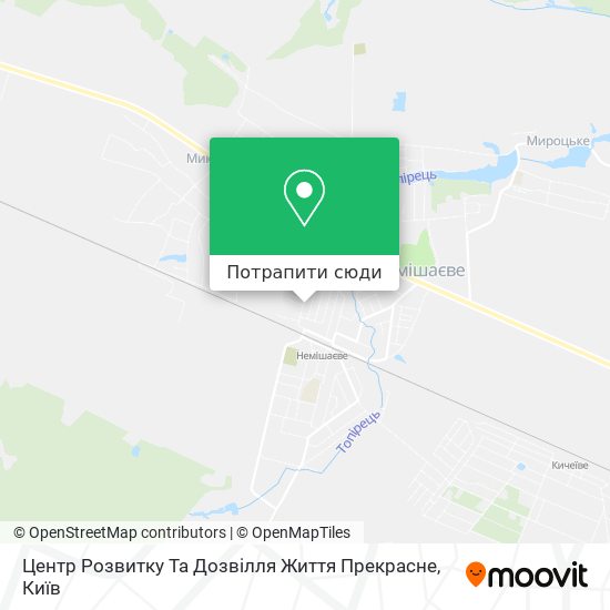 Карта Центр Розвитку Та Дозвілля Життя Прекрасне