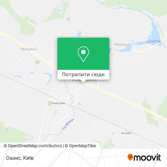 Карта Оазис