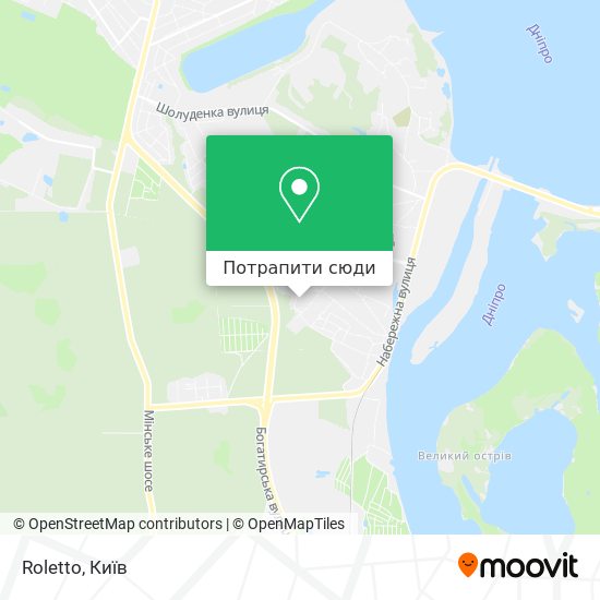 Карта Roletto