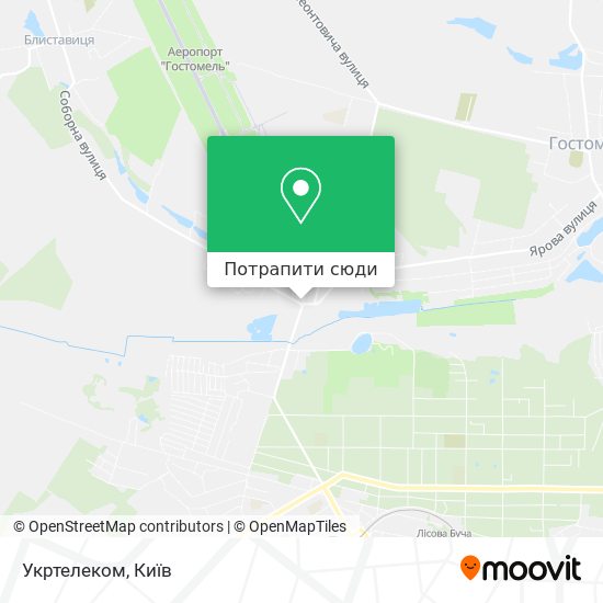 Карта Укртелеком