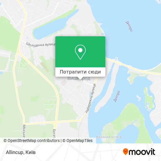 Карта Allincup