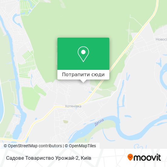 Карта Садове Товариство Урожай-2