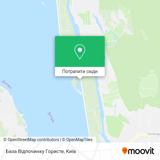 Карта База Відпочинку Гористе