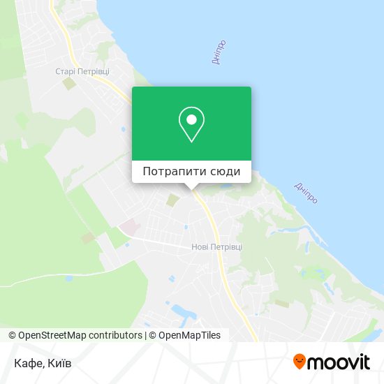 Карта Кафе