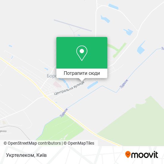Карта Укртелеком