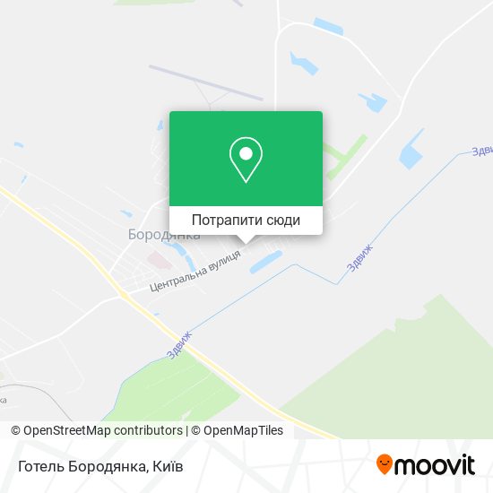 Карта Готель Бородянка