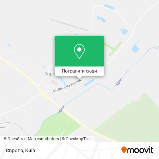 Карта Європа