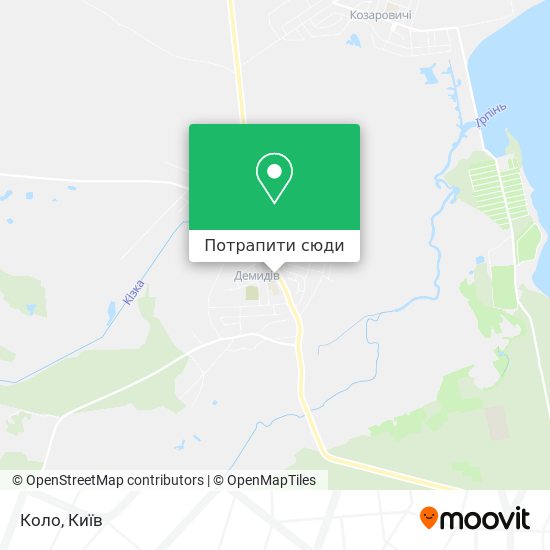 Карта Коло