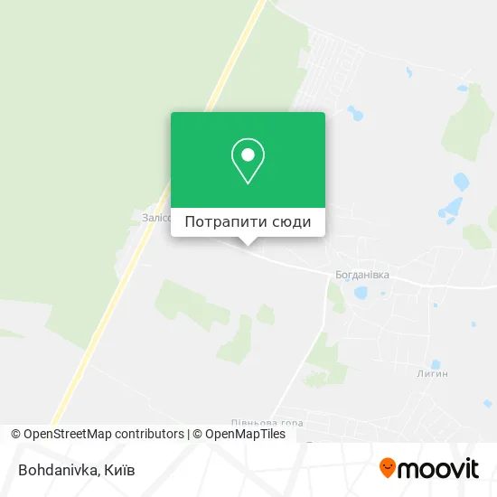 Карта Bohdanivka