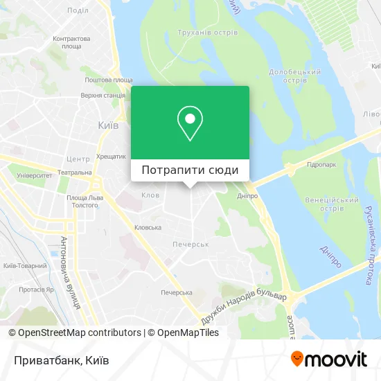 Карта Приватбанк