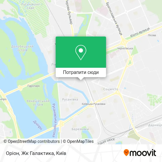 Карта Оріон, Жк Галактика