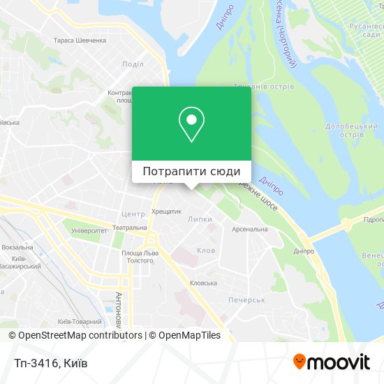 Карта Тп-3416