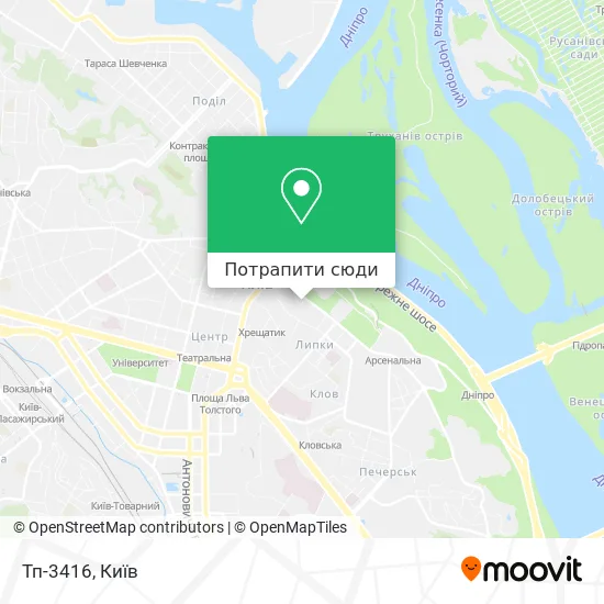 Карта Тп-3416