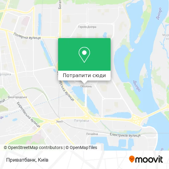 Карта Приватбанк