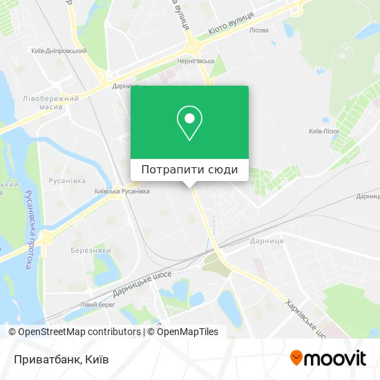 Карта Приватбанк