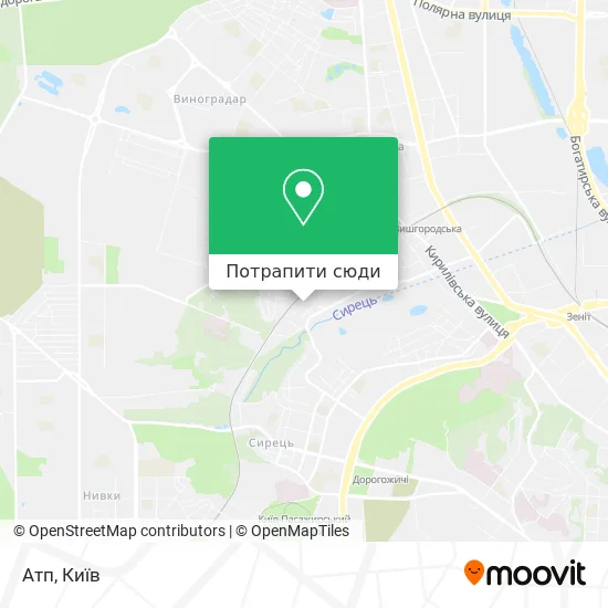 Карта Атп