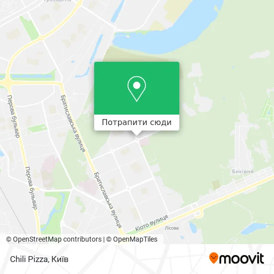 Карта Chili Pizza