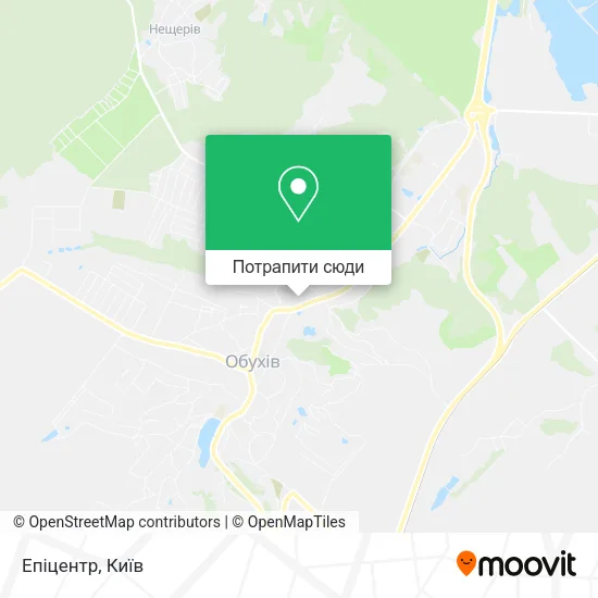 Карта Епіцентр