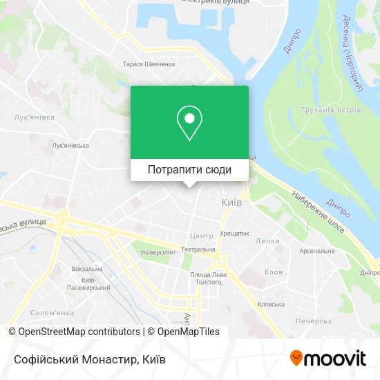 Карта Софійський Монастир