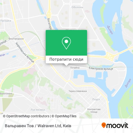 Карта Вальравен Тов / Walraven Ltd