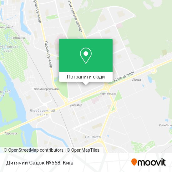 Карта Дитячий Садок №568