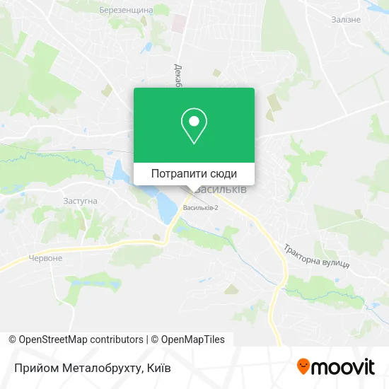 Карта Прийом Металобрухту