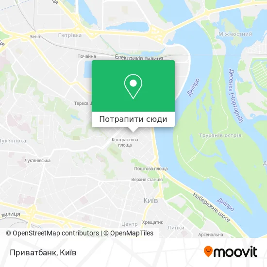 Карта Приватбанк
