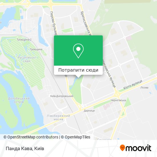 Карта Панда Кава