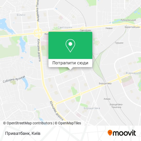 Карта Приватбанк