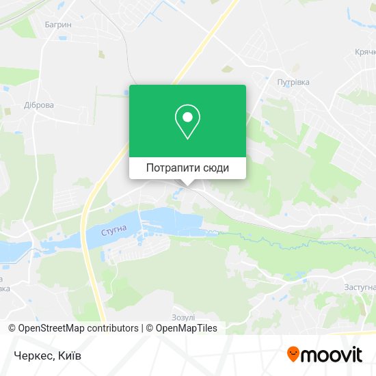 Карта Черкес