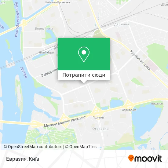 Карта Евразия