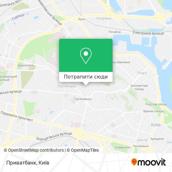 Карта Приватбанк