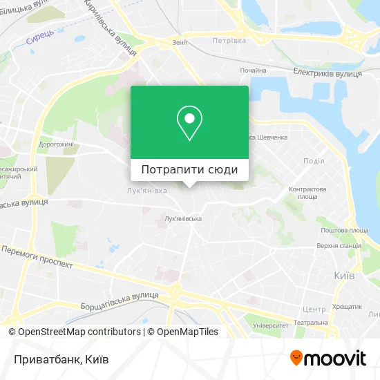 Карта Приватбанк